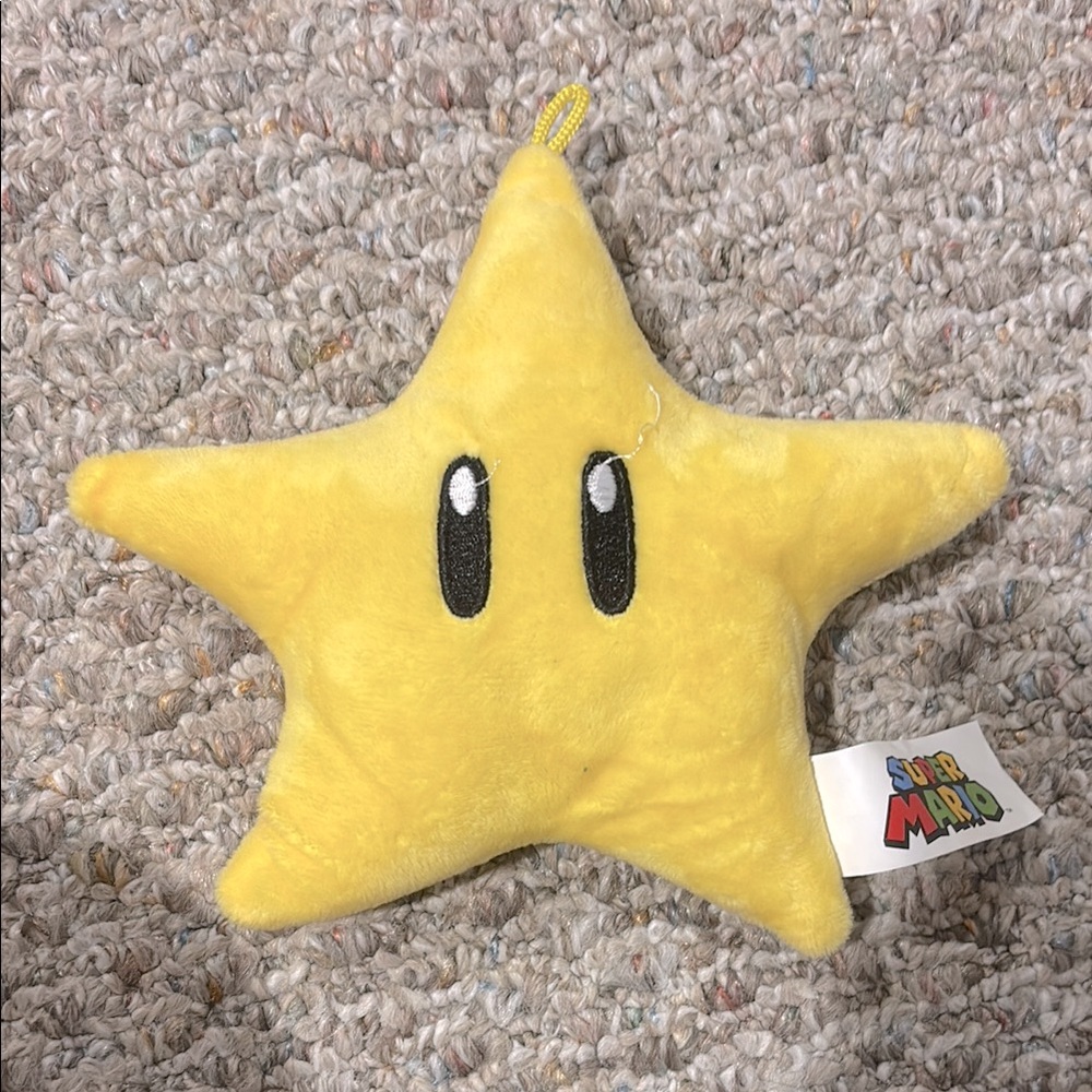 Nintendo Yellow Star Plush Toy